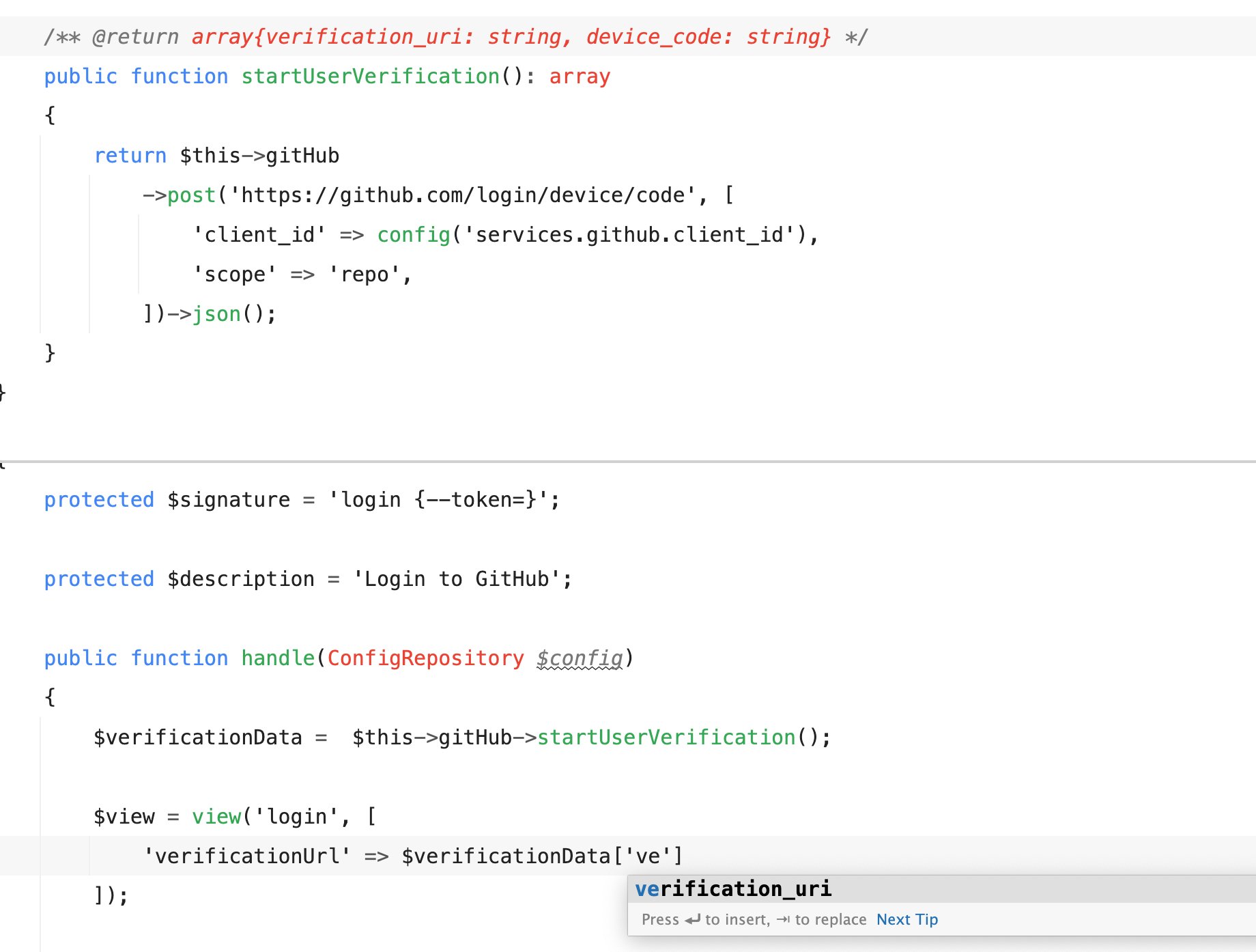 You can use array{} annotations to specify the available keys (and their value types) in PHP arrays