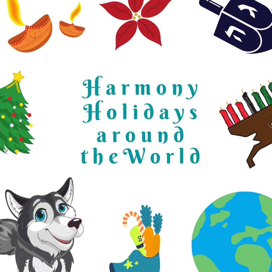 hes_huskies's tweet photo. Hope to see you TOMORROW for Harmony Holidays Around the World, a community event offering FREE crafts and activities and donuts and beverages for purchase at the Harmony bus lot. Bring a non-perishable food item to donate. Visit https://t.co/50zpiL1xsa for more details. https://t.co/ehSDfVUZ8X
