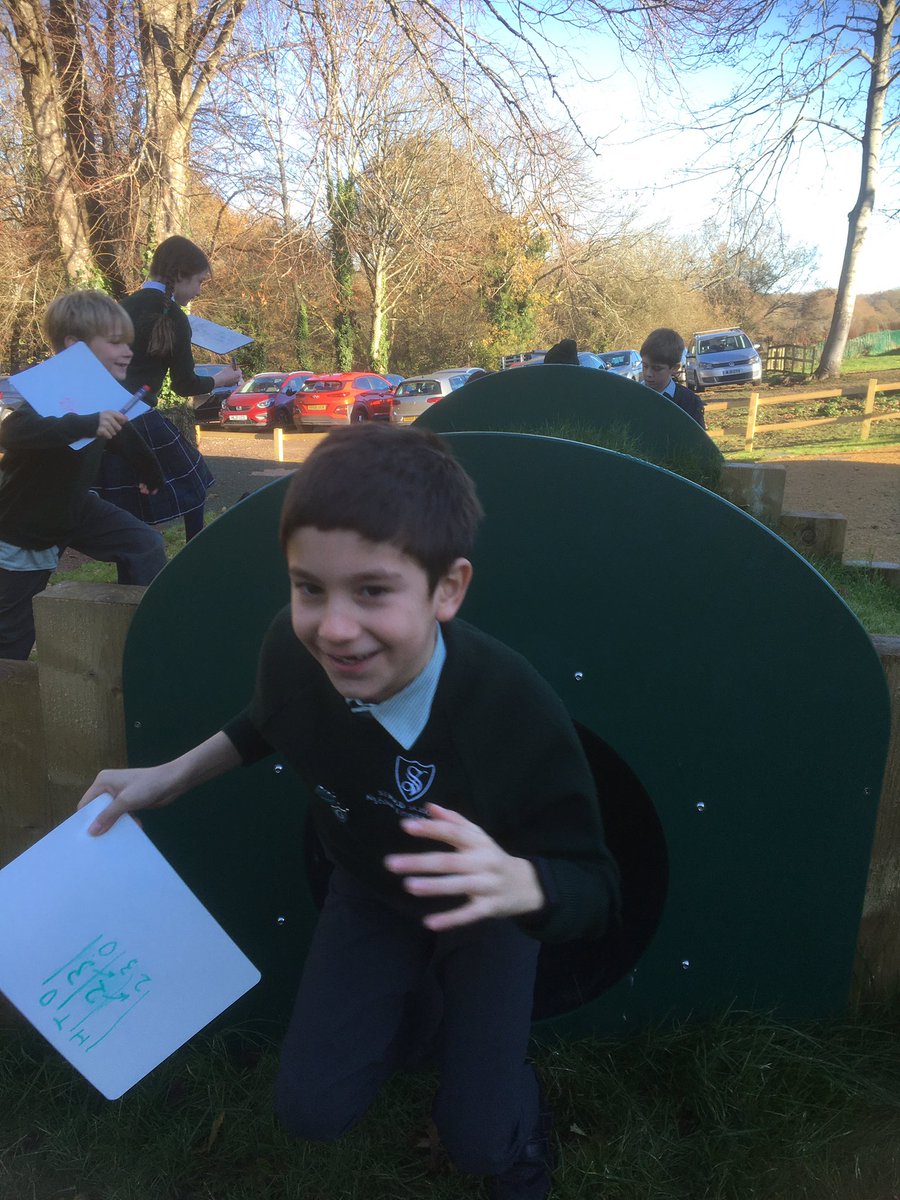 KESPreparatory's tweet photo. #StroudY4 #StroudMaths #StroudOutdoors Did you know that our new adventure playground also has a magical x10 tunnel? Any number you write down on a whiteboard, then crawl through the tunnel (with a pen) will magically multiply itself by ten! https://t.co/3vsX5ehfk2