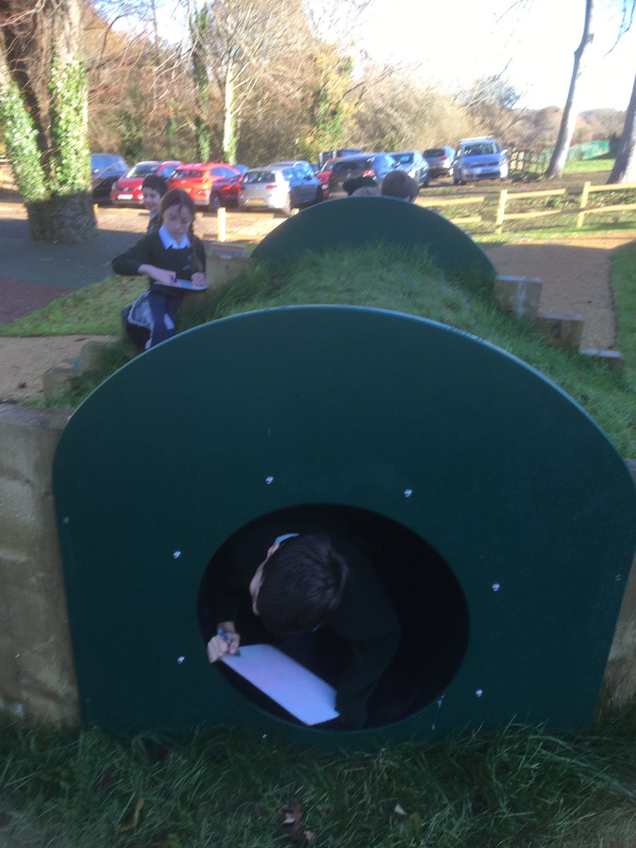 KESPreparatory's tweet photo. #StroudY4 #StroudMaths #StroudOutdoors Did you know that our new adventure playground also has a magical x10 tunnel? Any number you write down on a whiteboard, then crawl through the tunnel (with a pen) will magically multiply itself by ten! https://t.co/3vsX5ehfk2