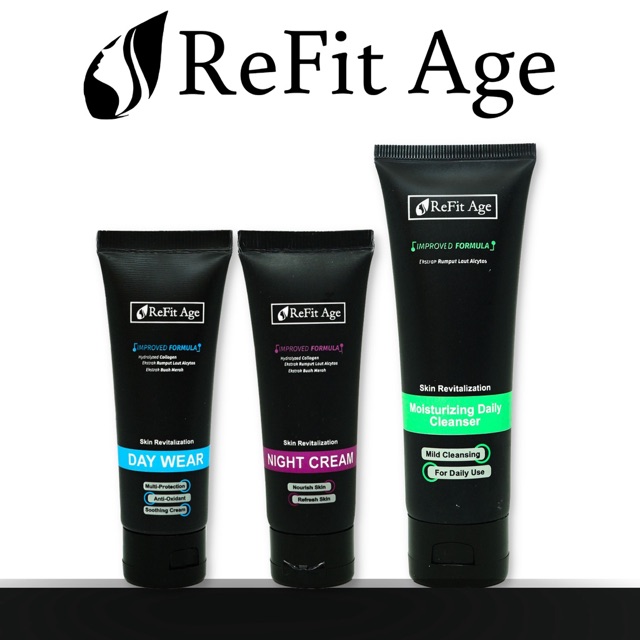 goltaen's tweet photo. Check out Collagen Skin Care Series ReFit Age, Paket Perawatan Anti Aging &amp; Whitening Untuk Semua Jenis Kulit for Rp136,000. Get it on Shopee now! https://t.co/UxYZNJXBeq https://t.co/QflNTbl1rU