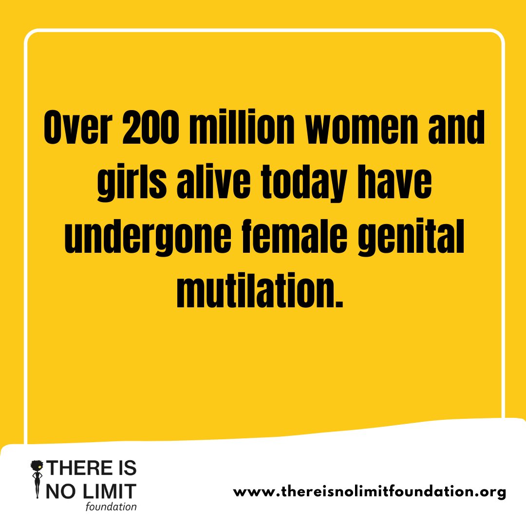 Mariamaworld's tweet photo. Join @ThereIsNoLimitF BREAK THE SILENCE @ThereIsNoLimitF @PatriciaTINL  @equalitynow @unwomenafrica @UNWomenWatch @GMCEndFGM https://t.co/0W4wHvqCR3
