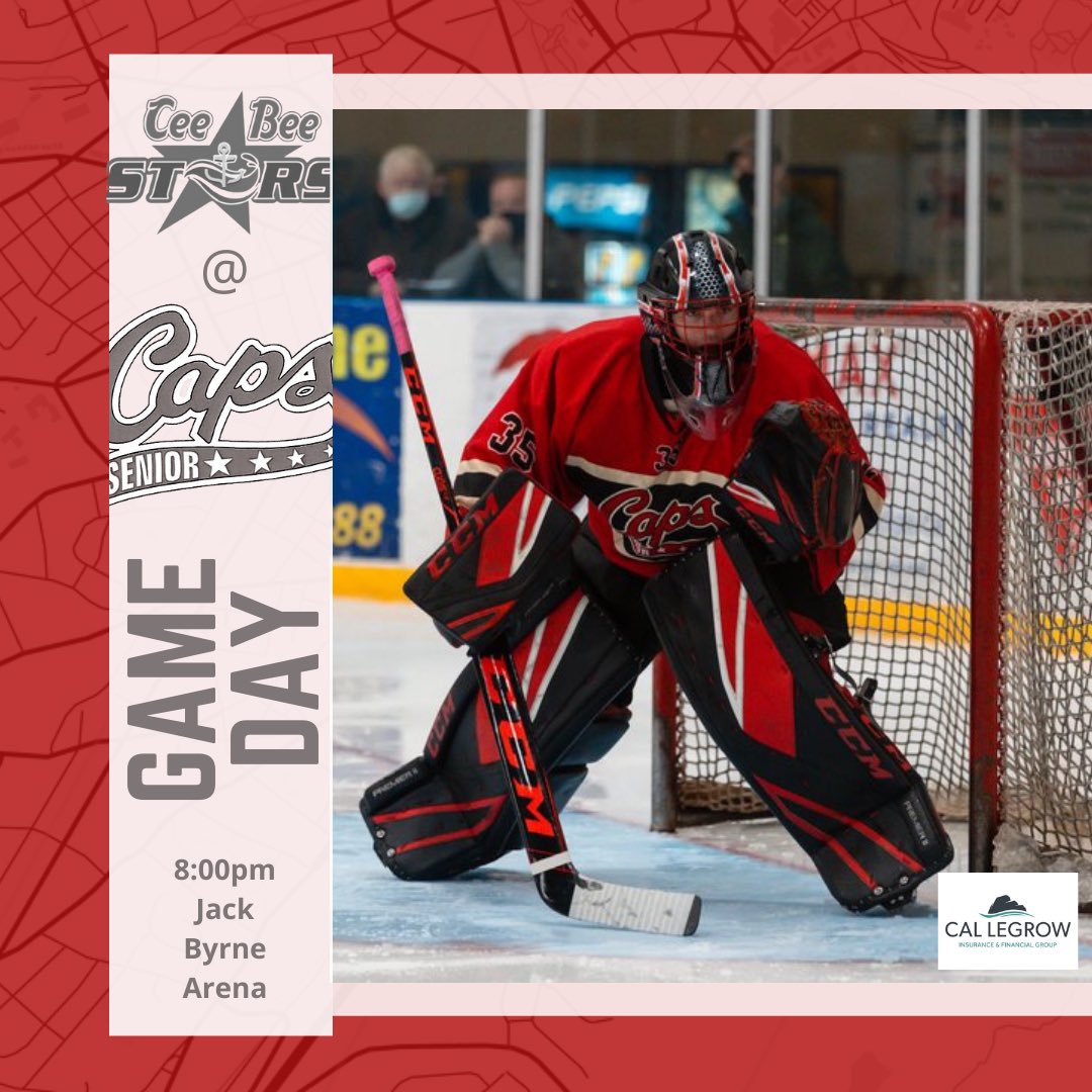 SJSeniorCaps's tweet photo. GAME DAY!!

Caps back in action tonight against the Cee Bees.

@CeebeeStars  @ @SJSeniorCaps 
Friday, December 3rd, 2021
8:00pm - @JBRegional 

#caps #ceebees #aeshl #hockey #puck #gocapsgo #nl #hockeycanada https://t.co/4ONByx0hP9