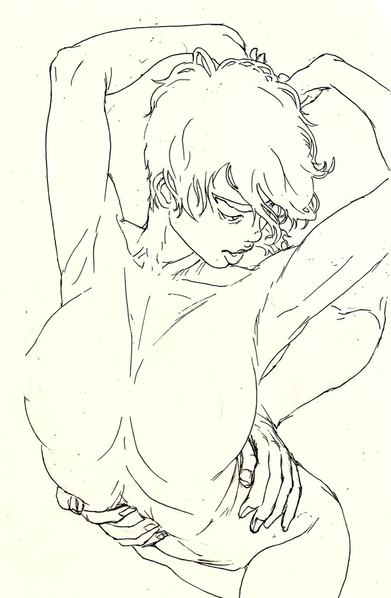 #今日の落書き

ペン入れ。
きっと規制に引っかかるんだろーけんどもキレイに描けたので構わないし何もまろび出てないから全く問題無い😤

#落書き
#イラスト
#ノワキ 