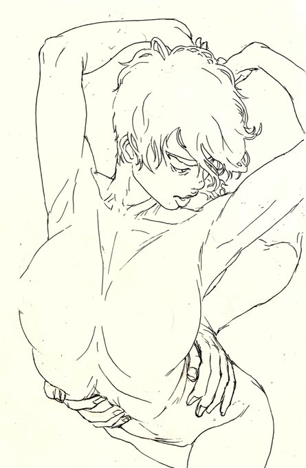 #今日の落書き

ペン入れ。
きっと規制に引っかかるんだろーけんどもキレイに描けたので構わないし何もまろび出てないから全く問題無い😤

#落書き
#イラスト
#ノワキ 