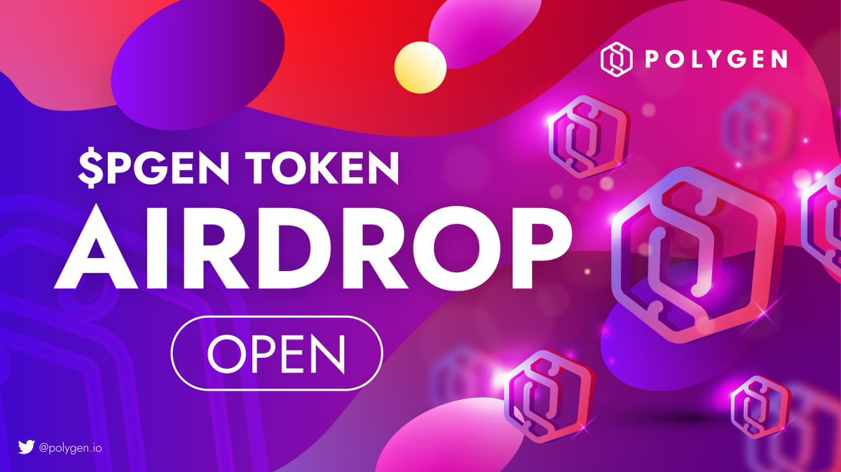 Polygen_io's tweet photo. 📣#Polygen Community Giveaway #airdrop is live now!

🎉 200,000 $PGEN to be distributed among the participants

👉Use our airdrop bot in Telegram: https://t.co/L7NusQaVCz

🗓️Ends 9th Dec at 3PM UTC

https://t.co/Z8Qtt0IzCc is getting ready for launch! ⚡

#Airdrops #Airdropalert https://t.co/h45PaYaObX