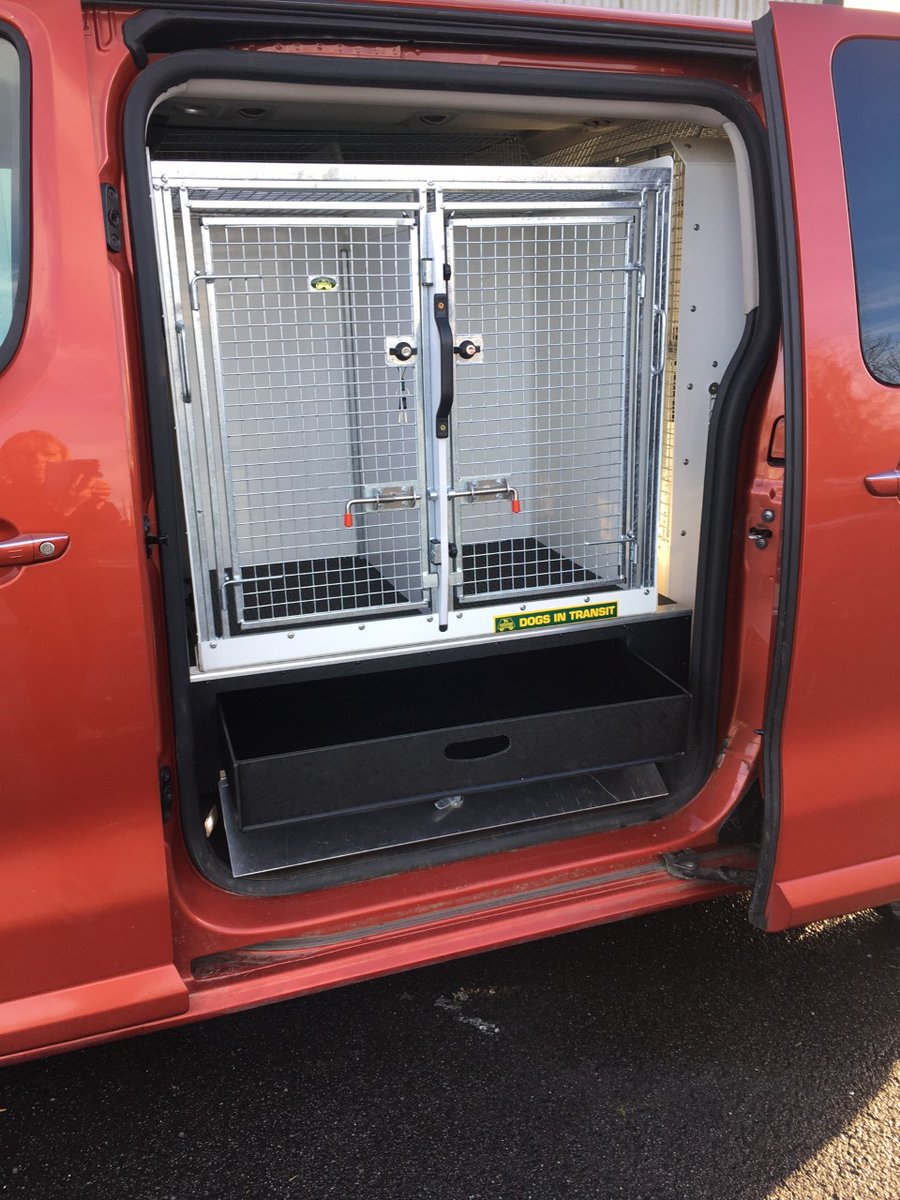 lintranK9Ltd's tweet photo. Recent Peugeot Traveller all kitted out with Lintran dog boxes for dog walking business, we wish them all the best! #Peugeot #dogwalking #lintrank9ltd #lintran #dogboxes #dogtransporting #doglovers #dogbox #dogcrate #no1choice https://t.co/GYU1ybpQXR