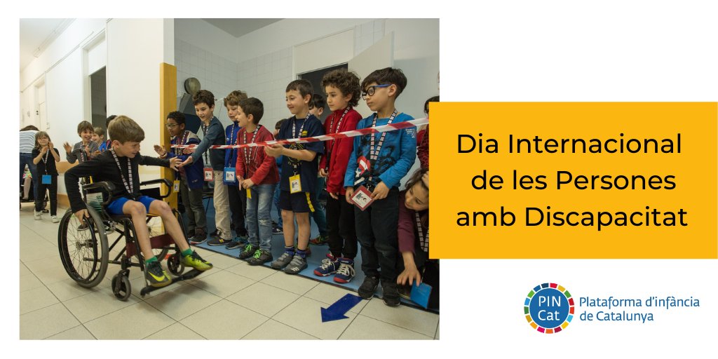 📢Dia Internacional Persones amb Discapacitat, data per reivindicar que les nenes i nens amb #discapacitat no tenen ni les mateixes oportunitats ni els mateixos drets que la resta d'infants, tot i tenir-los reconeguts
❌Educació, lleure i cultura
❌Salut i benestar
❌Participació