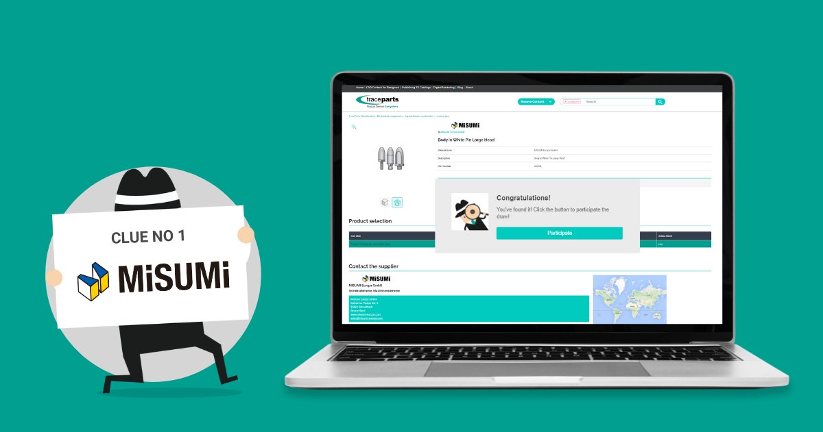 TraceParts's tweet photo. TraceParts End of Year Contest has started! 
Find a product page on https://t.co/H9MnJh9Xi8, fill in a pop-up form and win a Creality 3DPrinter Ender 6!

🔍 Clue #1: The hidden product page is in the @MISUMIEuropa's catalog.

Start the search now 👉 https://t.co/hXfir72g4w https://t.co/xjiX4vIBUp