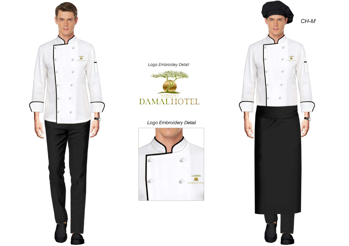 WTBCompany's tweet photo. We are approaching the end of our ongoing project in #Hargeisa #Somaliland. We designed staff uniforms. Restaurant and Wedding Hall will start serving soon. 

#WTBCompany #Somaliland #Damal #DamalHotel #Uniforms https://t.co/K1dwguQC7a