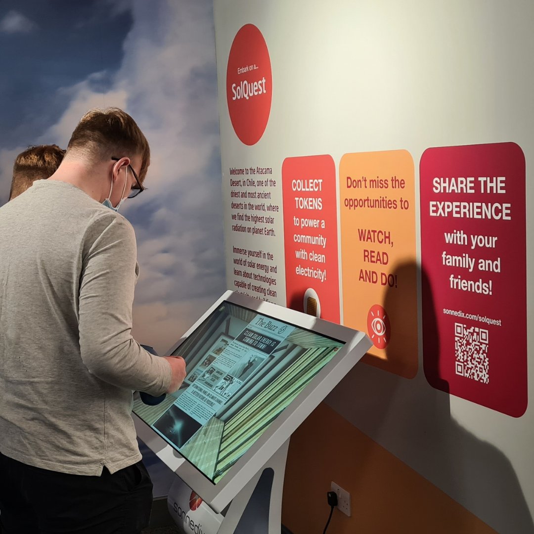 Sonnedix's tweet photo. We love to see the problem solvers of tomorrow interacing with Sonnedix #SolQuest!โก
Find our exhibit > @AberdeenSci to immerse yourself in this virtual quest to learn how #solarenergy works and how it brings solutions for #climatechange!
Join at home > https://t.co/hYjRuJYE1s https://t.co/VP04V9Xhvg