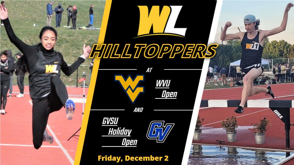 WLathletics's tweet photo. The WLU track teams open their indoor season today at two events. The Hilltoppers will compete in the Grand Valley State Holiday Open at Allendale, Mich. and the WVU Open in Morgantown. #GoWLU https://t.co/IV8nMsj5Sk