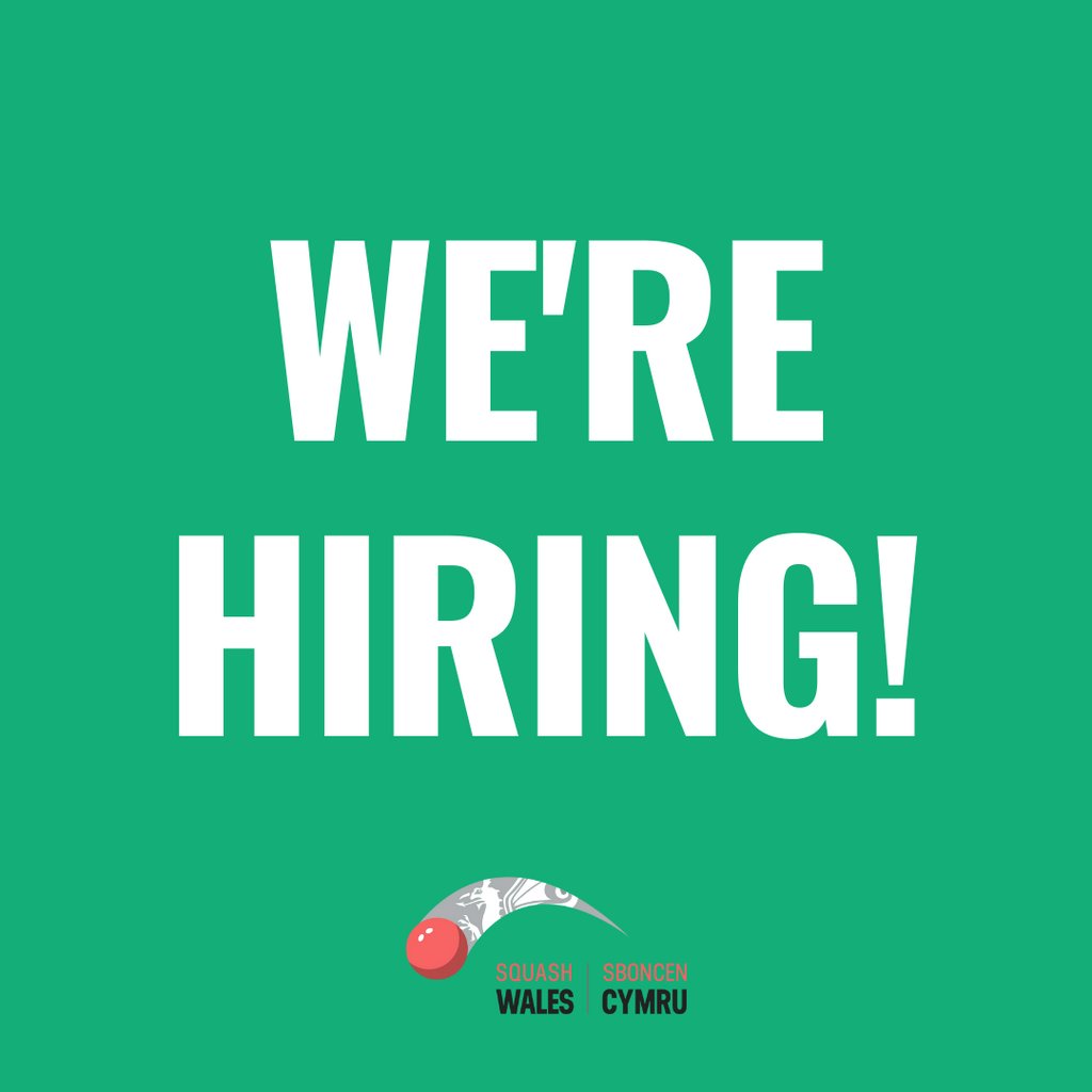 WE'RE HIRING 🚨 Squash Wales are on the lookout for a South Wales Regional Development Office (RDO). If you're dynamic, energetic, love squash and want to help develop the sport across S. Wales this might be the job for you! Find all of the details here 👉squashwales.com/careers/region…