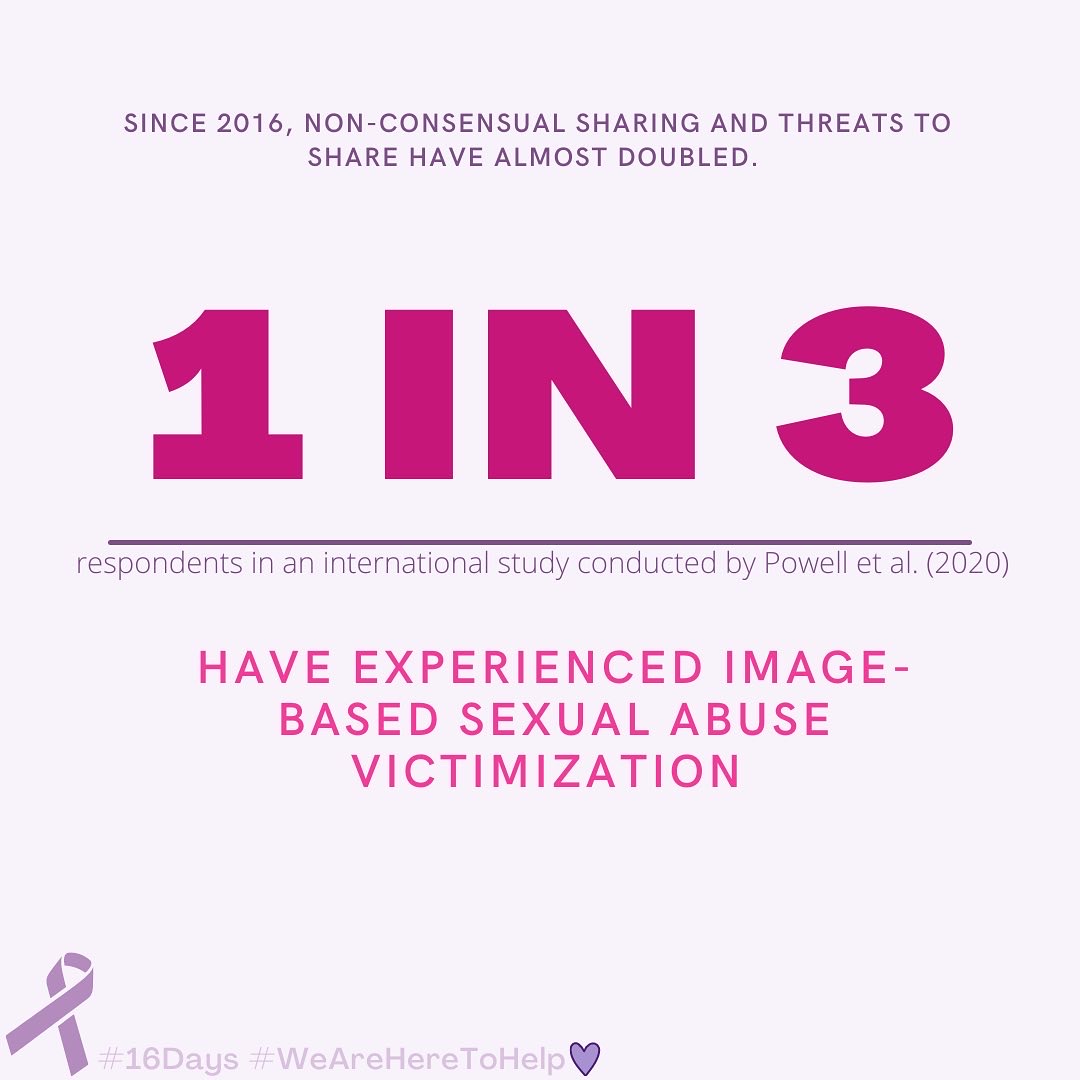 As cameras are constantly becoming smaller and more easily accessible, image-based abuse is becoming an increasingly common form of technology-facilitated abuse.

Does this sound familiar? We are here to help💜
📞902.863.3807

#16Days #16DaysofActivism