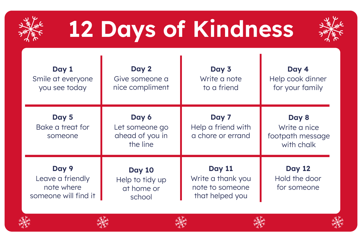 mcrpathways's tweet photo. Well done to everyone taking part in our #1000GoodDeeds Challenge! 💙 Our current total is now at 702!
This week we shared our 12 Days of Kindness Calendar filled with suggestions of good deeds to get involved with. 🙌 Learn more: https://t.co/jHgtH7SbMI
#actsofkindness https://t.co/QFK6IQJ11W