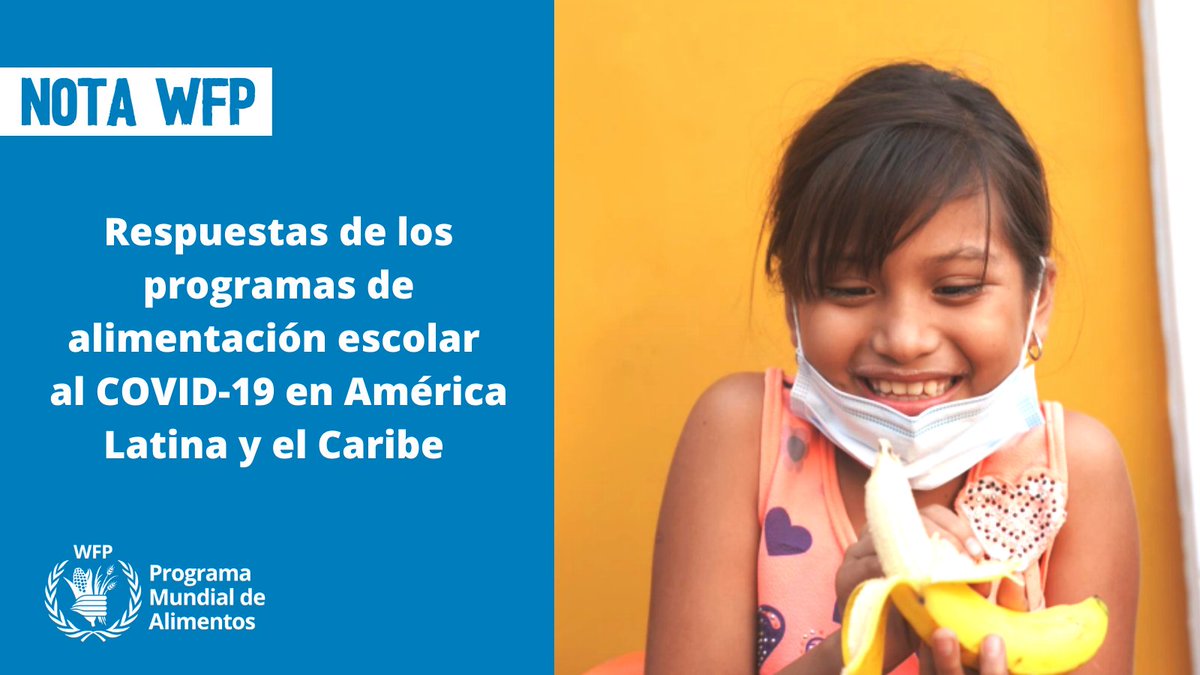 WFP_Colombia's tweet photo. Durante la pandemia, adaptamos los programas de #alimentaciónescolar para asegurar un acceso continuo a miles de niñas y niños vulnerables, fortaleciendo la  #protecciónsocial, así como el vínculo con los hogares, docentes y el personal escolar.
Nota aquí👉https://t.co/VrWx06G6bo https://t.co/OjK4UmflFY