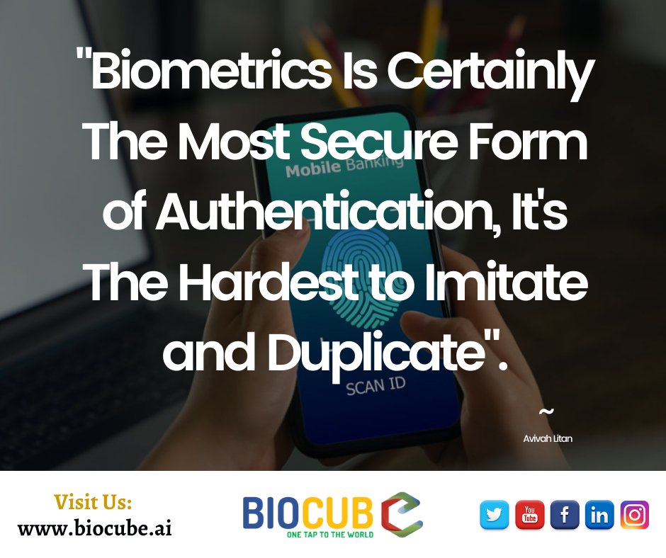 BioQube_AI's tweet image. #biometricauthenticationtechnology #BiocubeTechnologies #Biocube #biometrictechnology #biometricauthentication #biometrics #biometricsecurity