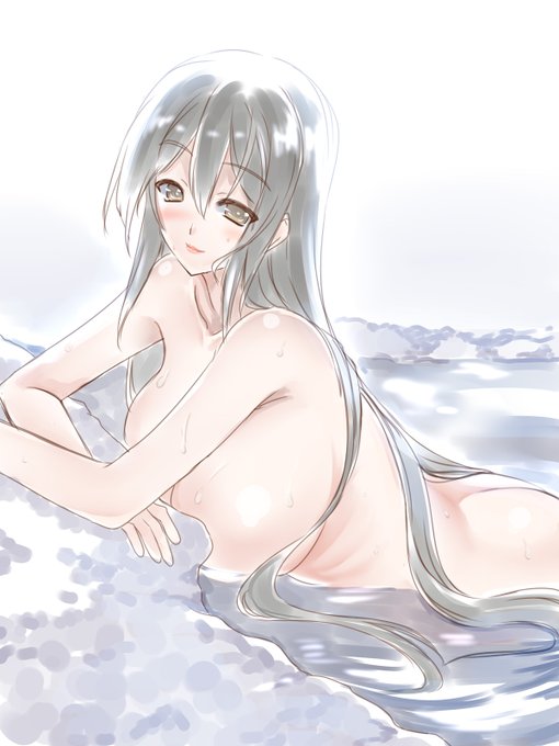 Д◎) むねどき艦娘 「うふふ、T督とふたりで入浴したと知られたら、お姉さまが驚いてしまいますね」

#推しおっぱい艦娘
#筑摩さん 