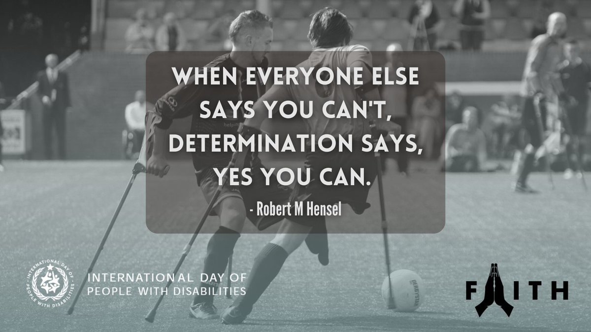 This December 3rd, the International Day for People with Disability promotes awareness of and respect for the achievements of persons with disabilities. To celebrate, #faith team are proud to give back to the community #IDPWD #IDPWD2021