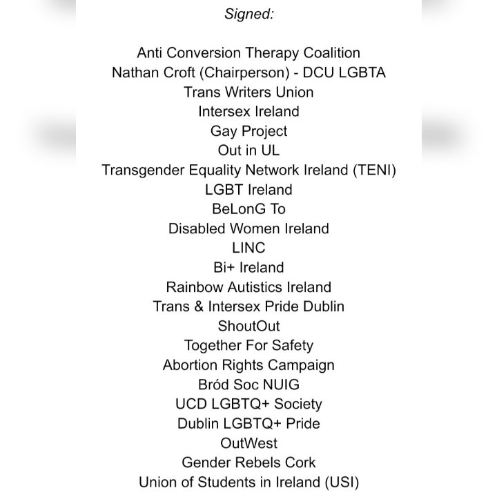 antictcoalition's tweet image. Statement from the Anti Conversion Therapy Coalition and other LGBTQIA+ groups, Re: Article published in The Sunday Independent 🏳️‍🌈🏳️‍⚧️