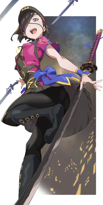 謎の蘭丸X
#FGO #イラスト 