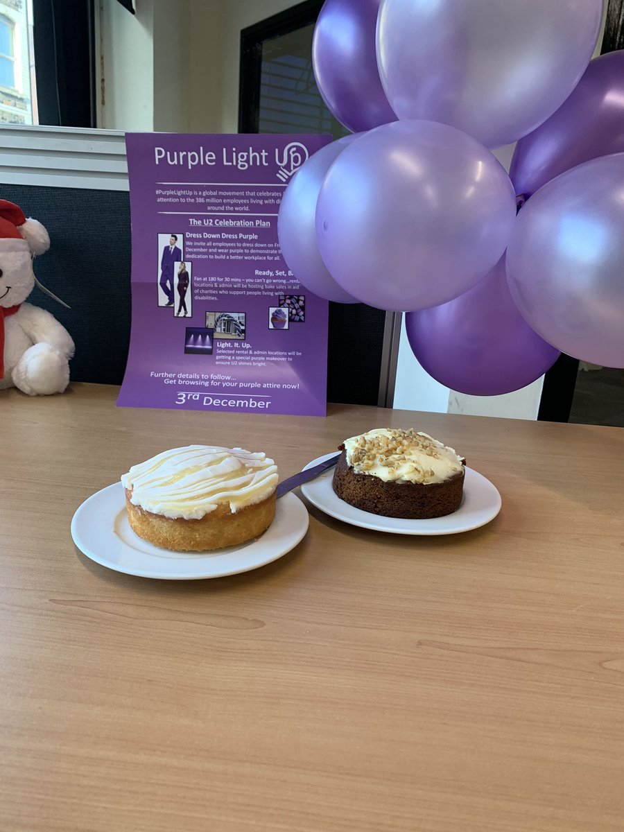 Emily_ERAC's tweet photo. Purple Light up for International day of People with disabilities is in full swing at U2H6! The whole team dressed in purple ready to raise some money and awareness! @Craigy_Gore @pdcfc_ #IDPWD2021 #IDPDW #disabilityday #disabilityawareness https://t.co/Ecio6MWWWJ