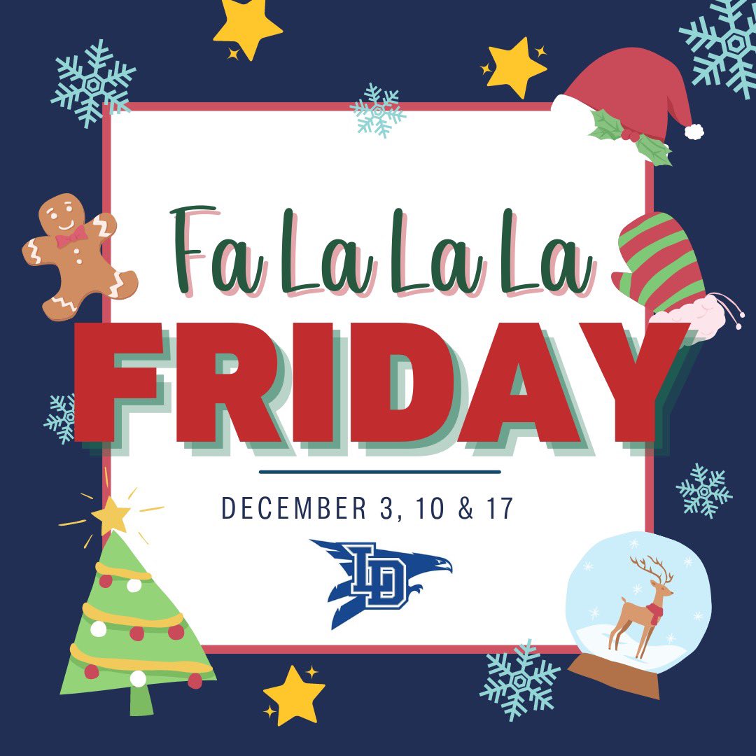 NyeElementaryLD's tweet photo. It’s Fa La La La Friday! Let’s go East Hanover!! https://t.co/cqMLnX074R