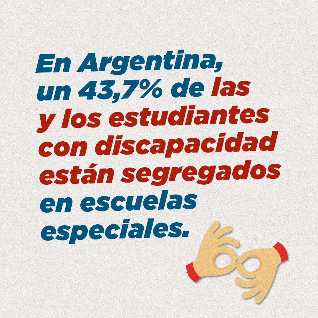 En el Día Internacional de la #Discapacidad, compartimos algunos datos producidos por <a href="/ACIJargentina/">ACIJ</a> y <a href="/Art24Inclusion/">Art24porlaInclusion</a> sobre la importancia de que niñas, niños y adolescentes con discapacidad puedan tener acceso a una #educacioninclusiva ✊