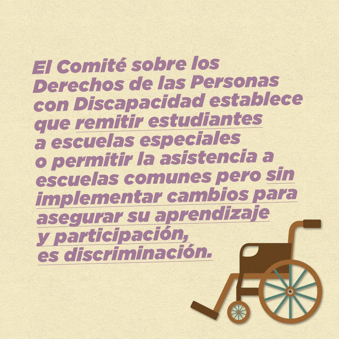 🤔📚 La educación inclusiva implica que los y las estudiantes con discapacidad estén presentes en la escuela común, y que las instituciones se transformen para que aprendan y participen en condiciones de #igualdad.