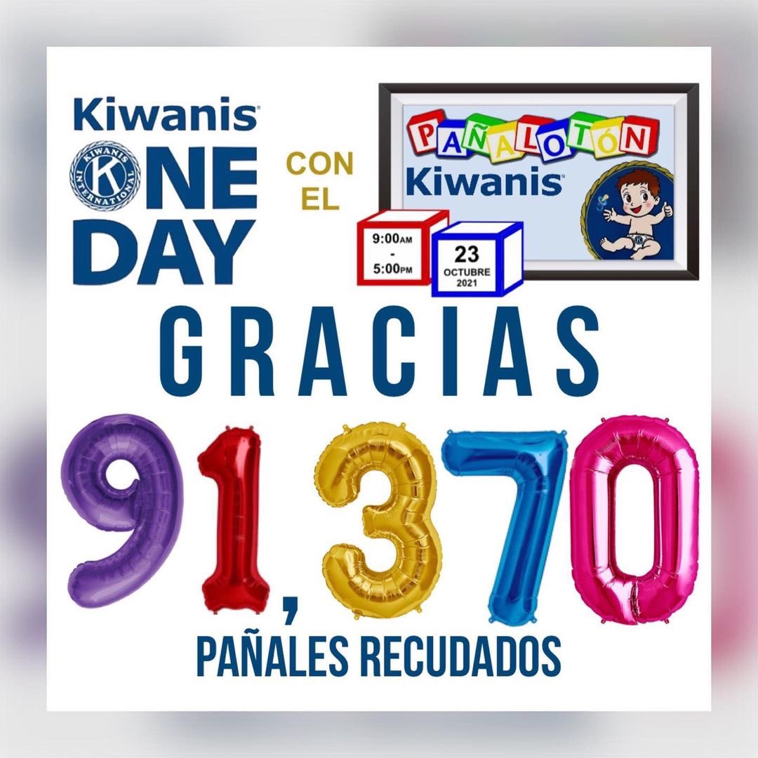 kiwanismetro's tweet photo. Posted @withregram • @distritokiwanispma GRACIAS A CADA UNO DE USTEDES por su grandiosa contribución con nuestro #KiwanisOneDay
91,370 PAÑALES fue la recaudación recibida y entregada en diferentes hospitales y centros de salud del país. https://t.co/wlfADM93uh