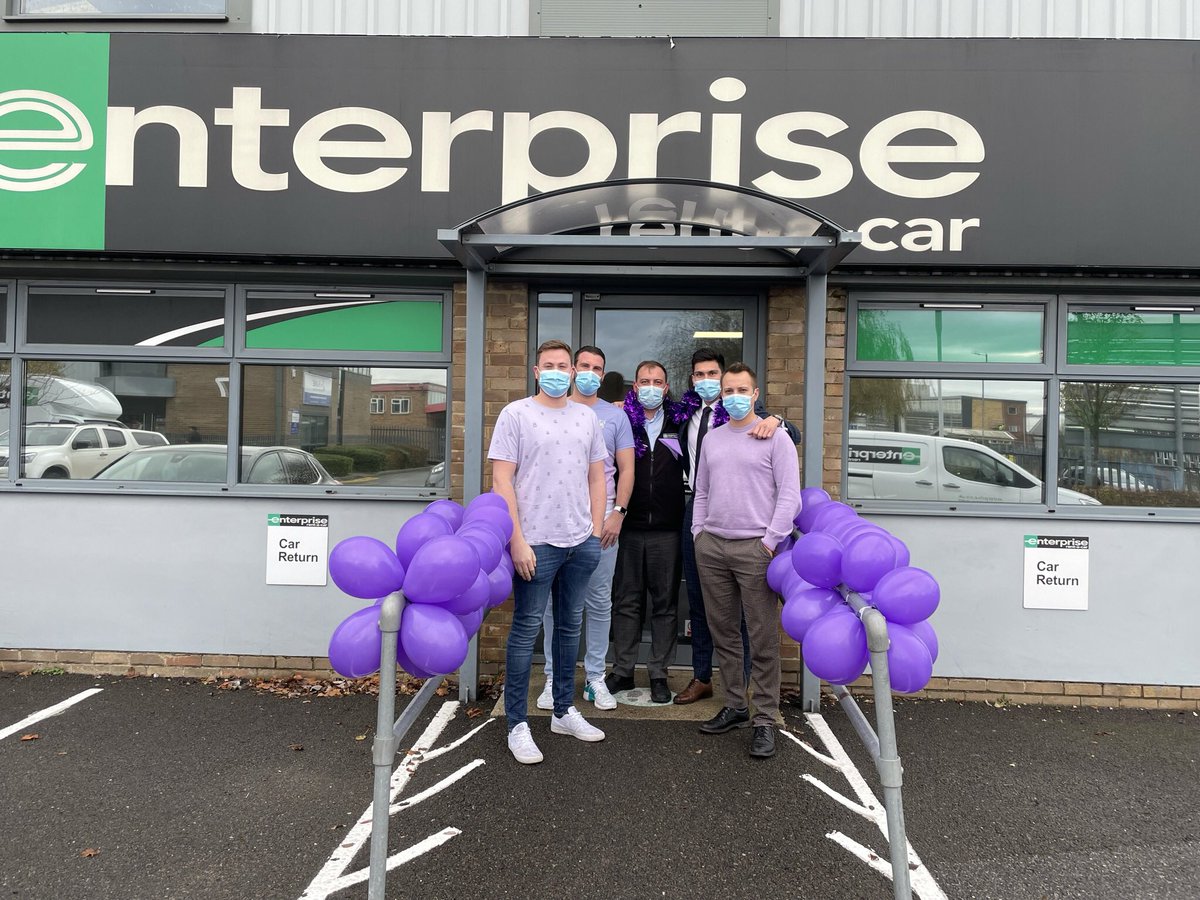 Enterprise Swindon lighting it up #PurpleLightUp great work team <a href="/Bswallow27/">Brian swallow</a> <a href="/SteveWrenU2/">Steve Wren</a> <a href="/JamesSWU2/">James Goodall</a>