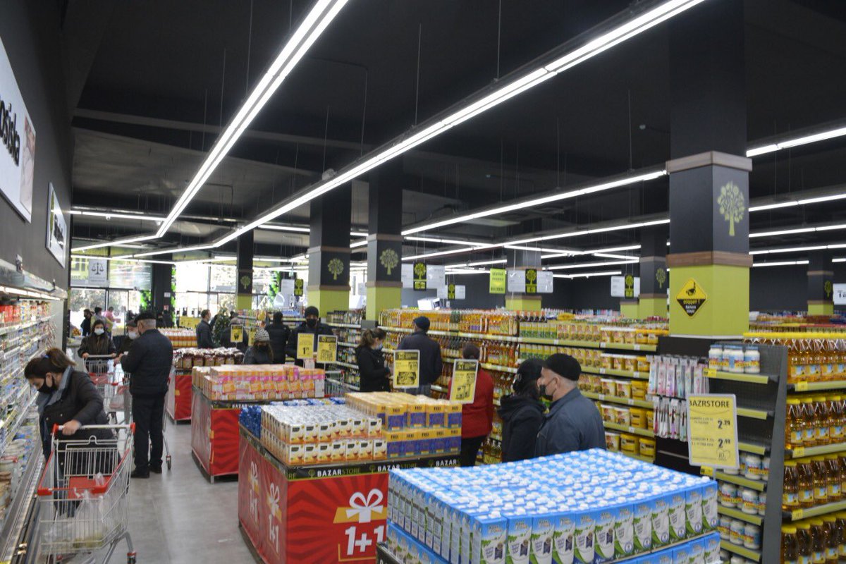 #Bazarstore_süpermarket 74-üncü mağazamız #Bakü Nasreddin Tusi’de bugün hizmete açılmıştır.#Azersunholding #Perakende #Azerbaijan