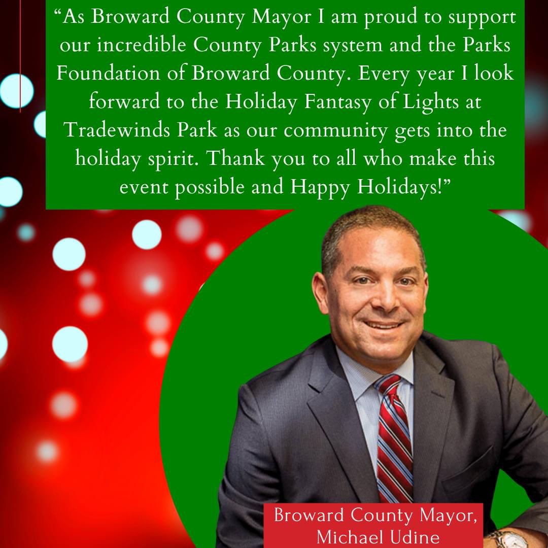 Michaeludine's tweet photo. Tonight is the night. Benefitting the Parks Foundation of @browardinfo County @BrowardParks See you there!!
For details and tickets ⬇️⬇️⬇️⬇️
https://t.co/CbIiEsdiUt
#ParksFoundationofBrowardCounty #BrowardEvents #FantasyofLights2021 #TradewindsPark #supportyourlocalparks https://t.co/E0FX8dTrcn