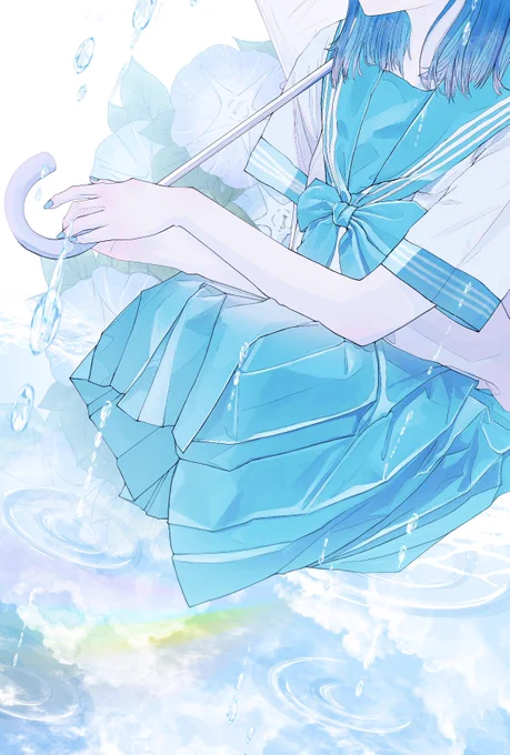 『  ふと、顔を上げた 雨が降り注ぐのか
      いいや 空は蒼く 広がっていた  』

歩き出すのだ、傘がなくとも。/ 傘村トータ

 #絵描きさんとつながりたい  #らまそい 
