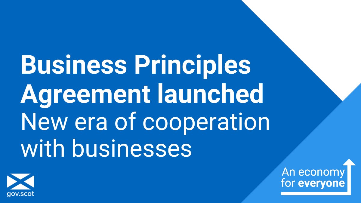 scotgoveconomy's tweet image. Economy Secretary @_KateForbes has written an open letter to businesses about the Business Principles Agreement, which was developed with business organisations.

It outlines how we can work together to drive economic recovery and transformation.

More:➡️bit.ly/PrinciplesAgre…