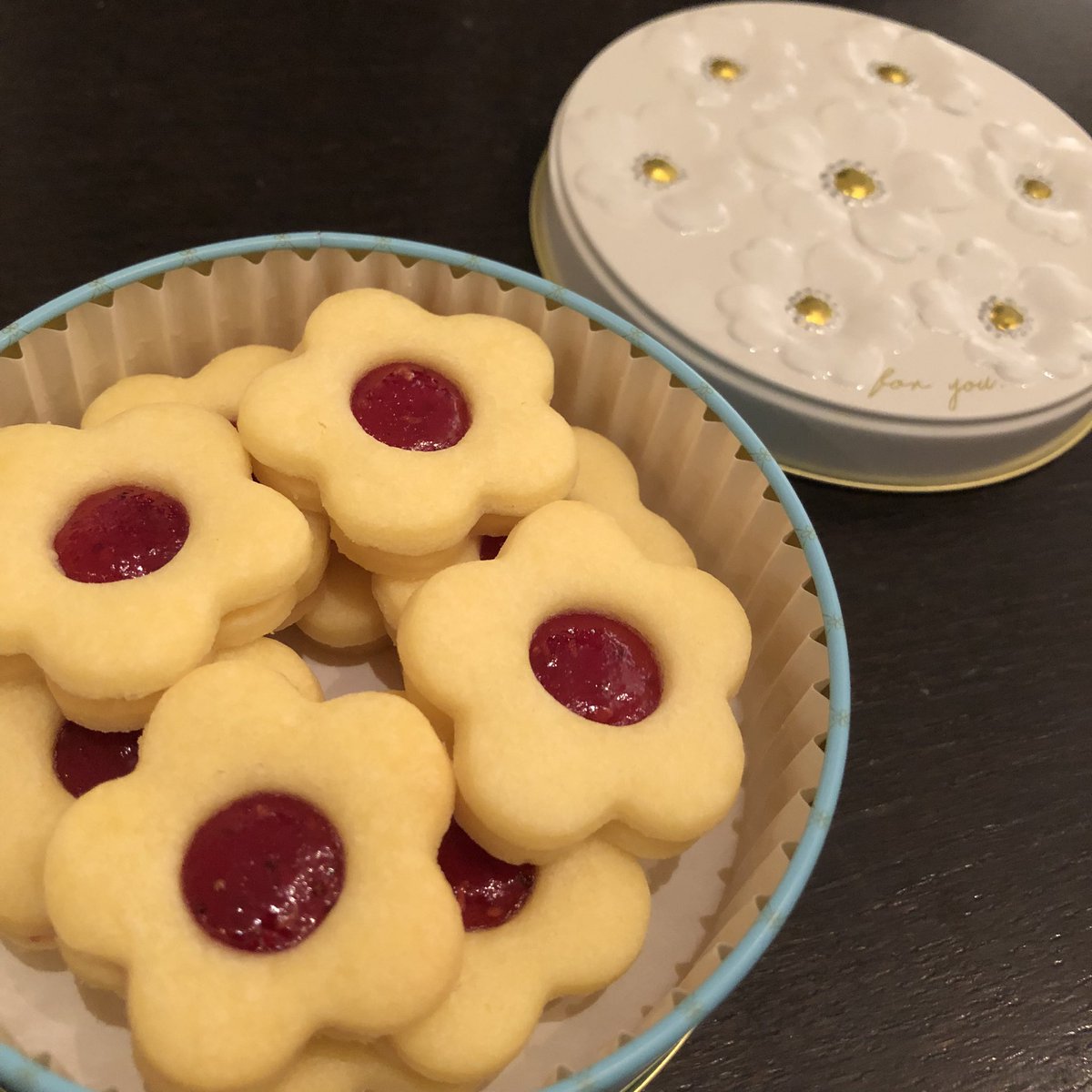 お花のジャムクッキー Twitter Search Twitter