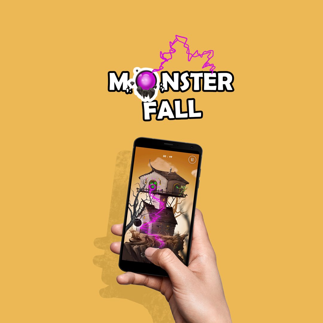 ManicDreamGame1's tweet photo. Monster Fall is a casual mobile game that almost entirely relies on quick reactions for its core gameplay similar to a classic Whack-a-mole game.

#manicdream #manicdreamgames
#monsterfall #monsterfallgame
#videogamestudio #videogamecompany #mobilegame
#game_development https://t.co/o8cCUw33x3