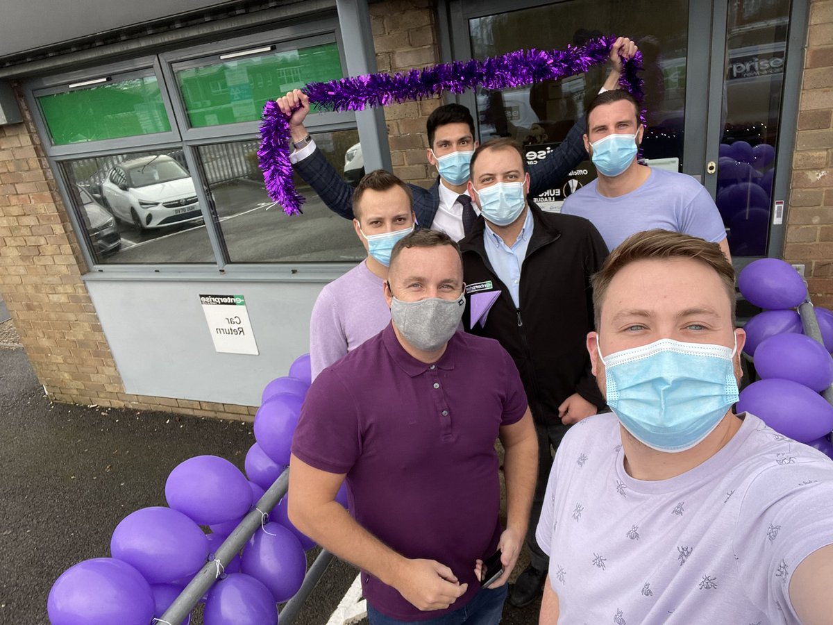 Great to see <a href="/DavecoyleU6/">Dave coyle</a> at the branch today for #PurpleLightUp