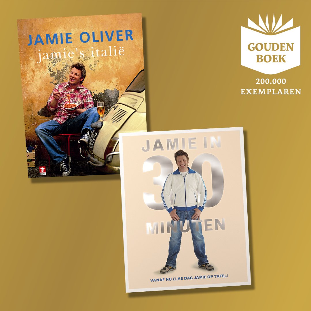 Op 2 december 2021 zijn zowel 'Jamie’s Italië' als 'Jamie in 30 minuten' van Jamie Oliver bekroond met een Gouden Boek. Van beide boeken werden sinds het verschijnen meer dan 200.000 exemplaren verkocht.
Lees hier meer: vbku.nl/twee-gouden-bo…