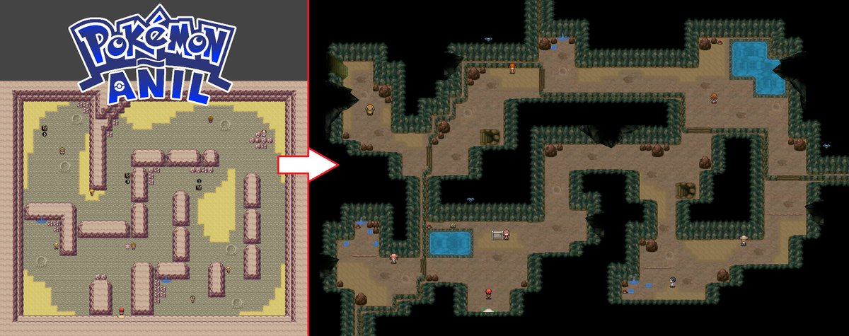 Eric_Lostie's tweet photo. 🔵POKÉMON AÑIL🔵

¡Después de más de 10h de trabajo, llega el Monte Moon!

Esta ha sido la zona más dura de remakear hasta ahora, había que dar con unos gráficos que representaran una auténtica modernización de la cueva.
¿Os gusta?

¡RT🔄 y Like❤️ para difundir el proyecto! https://t.co/Q6GIJHkmCp