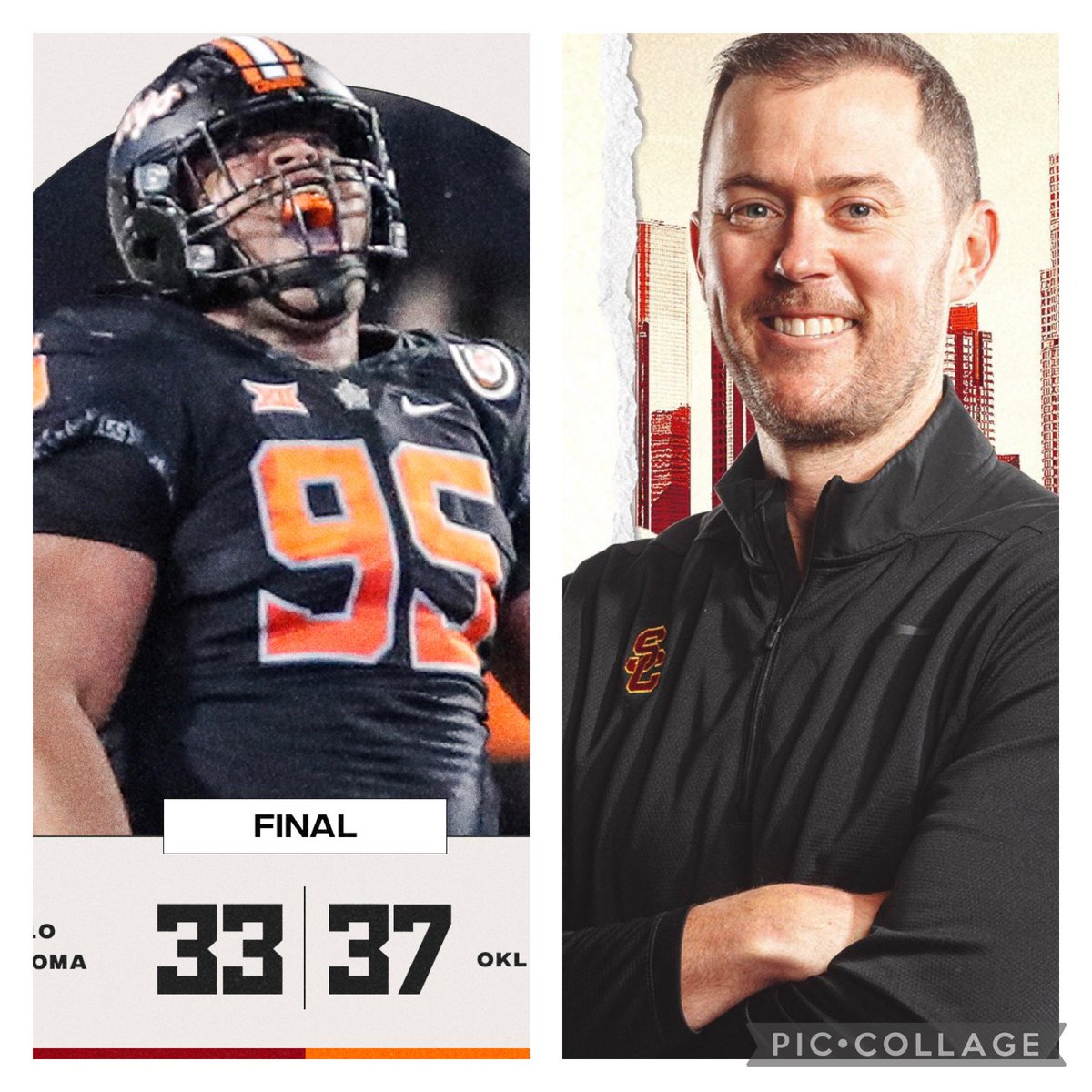 bran_bree's tweet photo. @CowboyFB ready for bragging rights and sh*t talk all year and @LincolnRiley steps in “hold my beer” #BoomerSooner @OU_Football https://t.co/fiJH9jOjDE