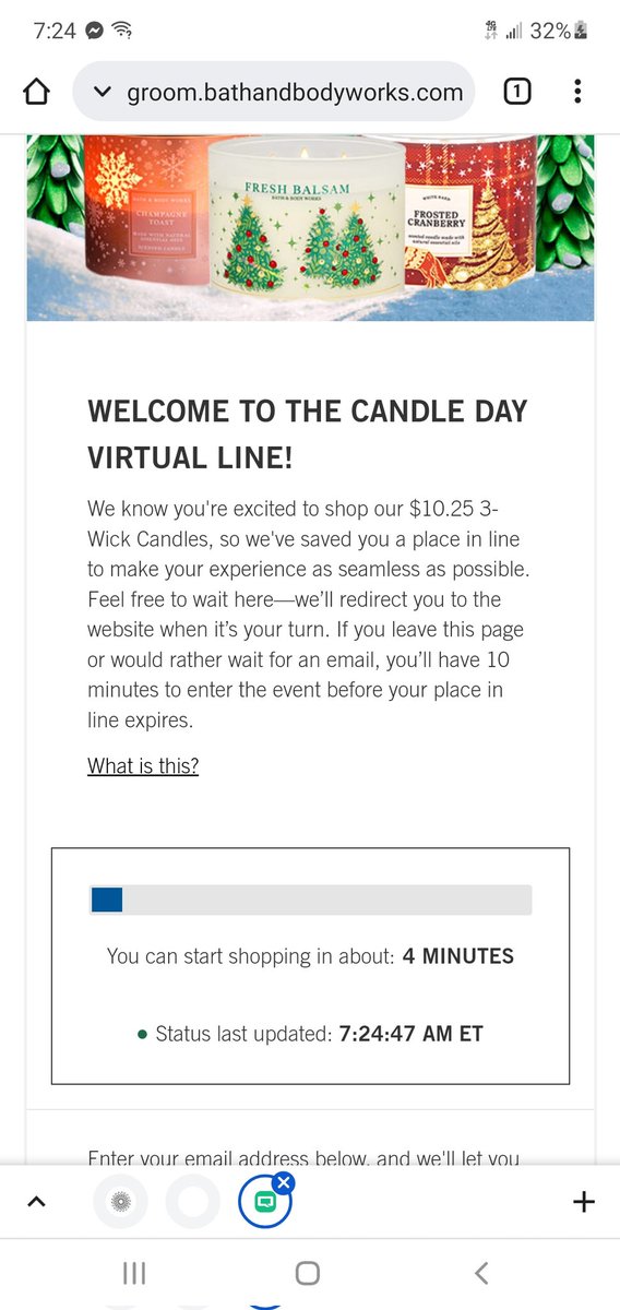 redheadtara's tweet photo. @MikeFOX29 @AlexHolleyFOX29 
I'm in line, online. Must have too much traffic. https://t.co/UUsF0TY5BN