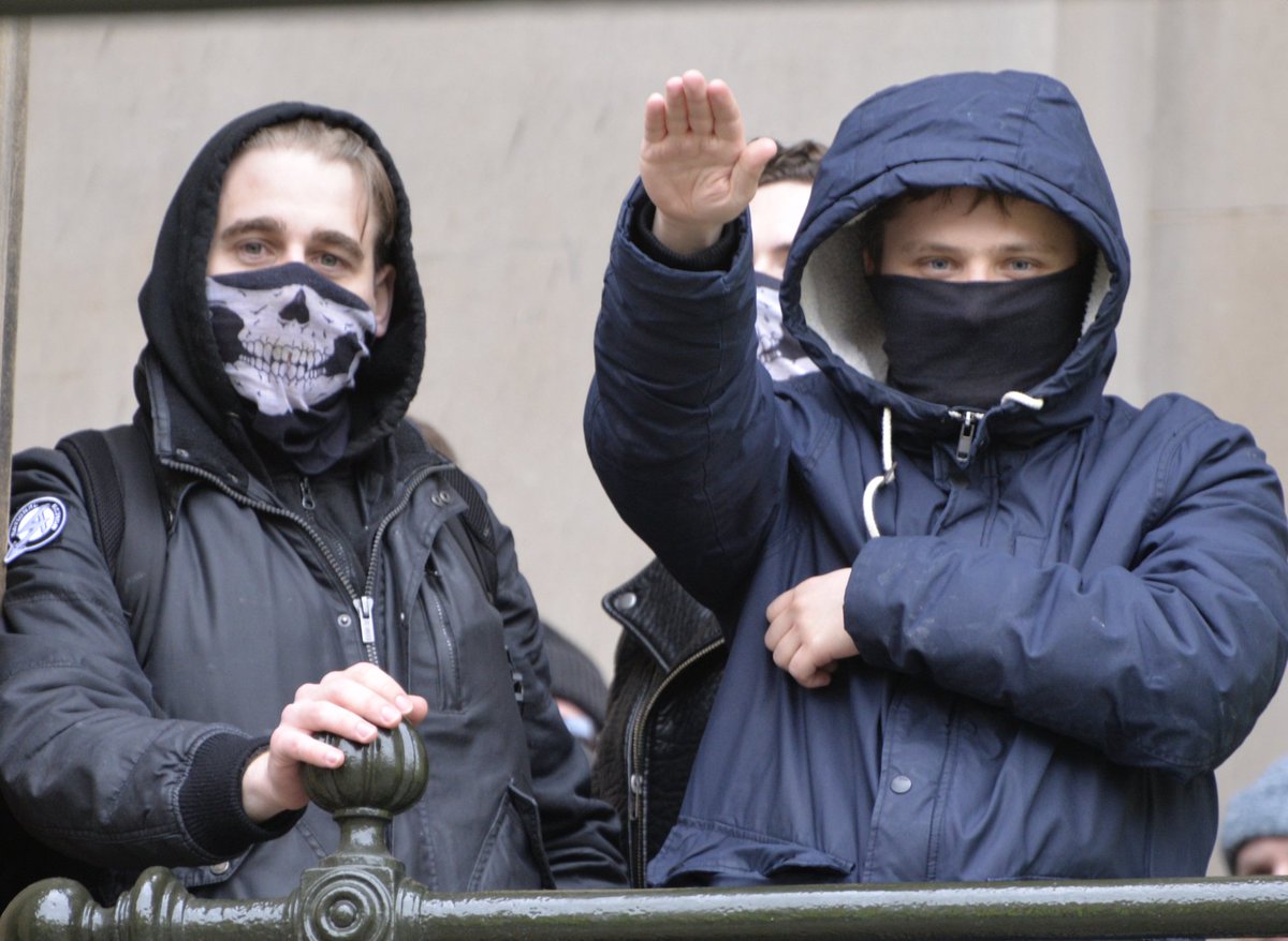 kickoutbnp's tweet photo. #NationalAction Co-Leader #BenjaminRaymond let out a whimper as he was sentenced to a total of 10 years, 8 in the slammer, 2 on licence for being a racist, homophobic, hater who was so cowardly he communicated via encrypted messaging services to spread the bile he spouted. https://t.co/4BNEkhKJXo