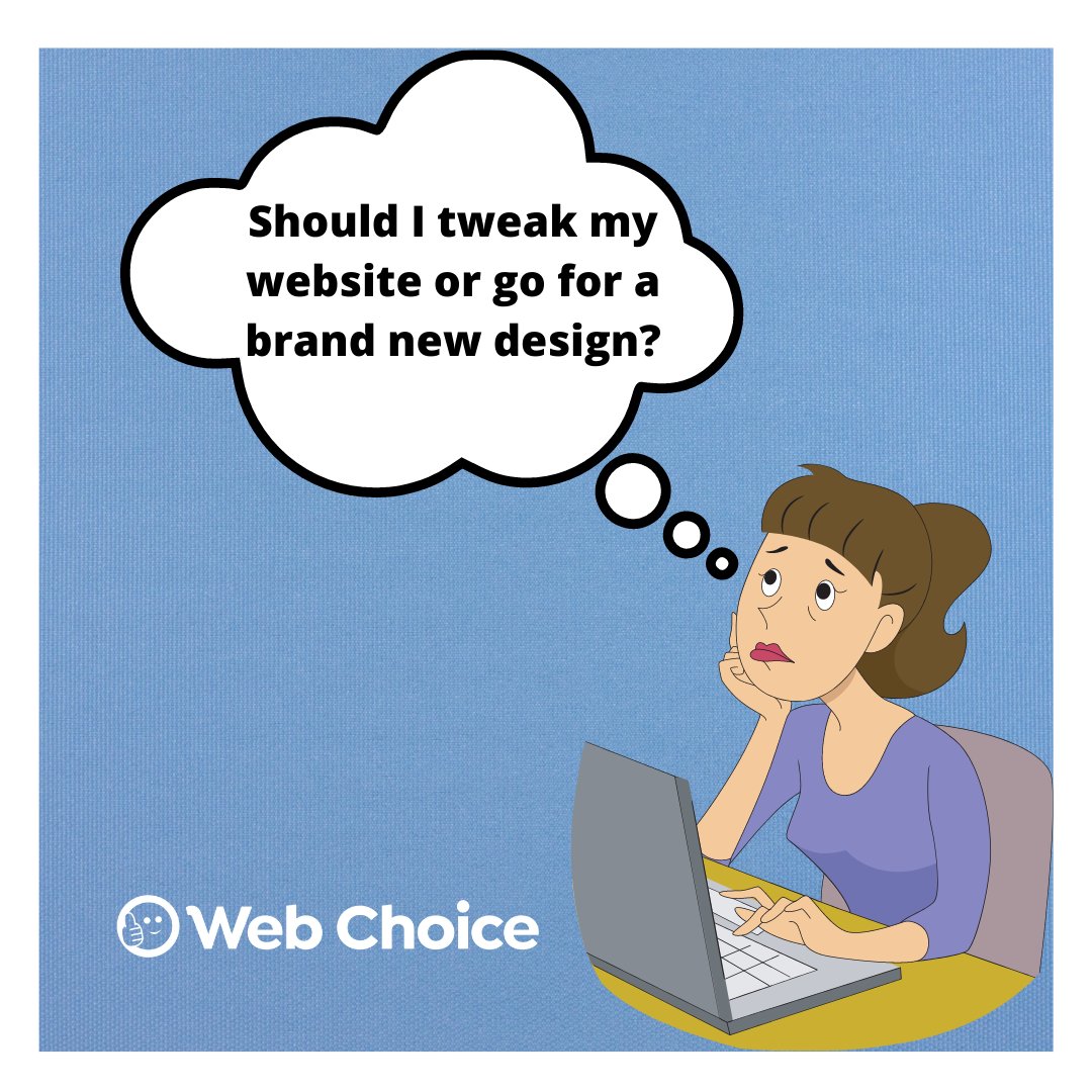 webchoiceuk's tweet photo. Many businesses have a hard time establishing whether their website requires a complete redesign, or if it would be better to go for a more evolutionary approach?
Read 👉👉👉 https://t.co/THJxl6b8NH
#webdesign #webdevelopment #seo #webchoice https://t.co/Mhj6L2GCqD