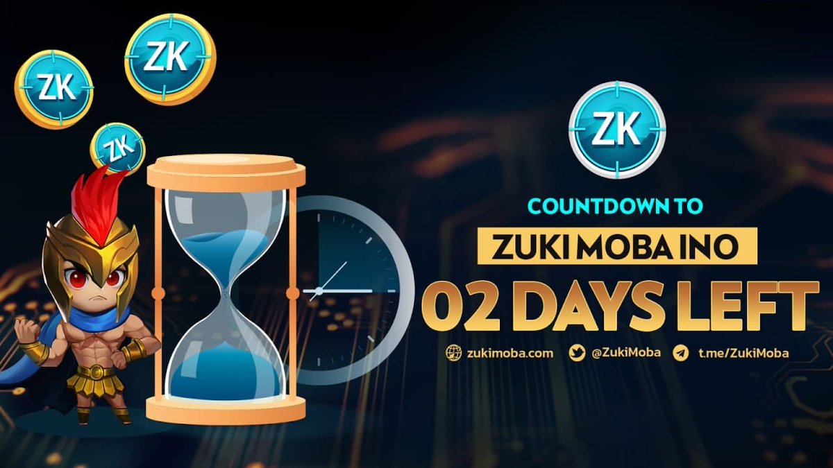 ZukiMoba's tweet photo. 📣Zuki Moba INO Whitelist will end tomorrow
Have you joined yet?
🎁With only 16 entries,you can be on the list of lucky winners
🤟Join now here: https://t.co/h1YqlRNTJU
#ZukiMoba  #ZUKI_10USD #INO #NFT #GameFi #Metaverse #NFTGame #PlayToearn #BSC #Binance #Smartchain #MVB #MVBIII https://t.co/ksZlrZDuY4
