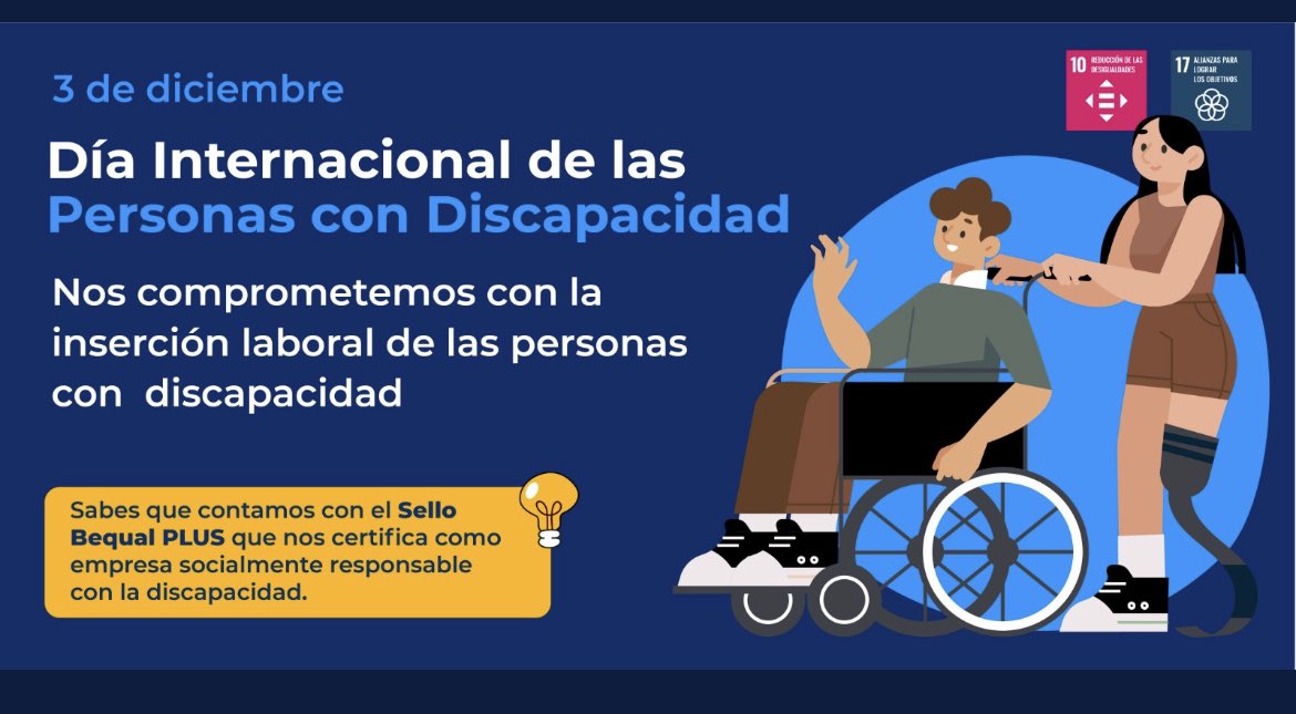 Asun_Martinez1's tweet photo. #DiaInternacionalDiscapacidad. Crear una cultura inclusiva en la organización implica reconocer lo que hace única a cada persona(sus capacidades, talento, personalidad)por encima de cualquier limitación y entender la condición de persona por encima de la #discapacidad @Agbar https://t.co/k0ojrglgMv
