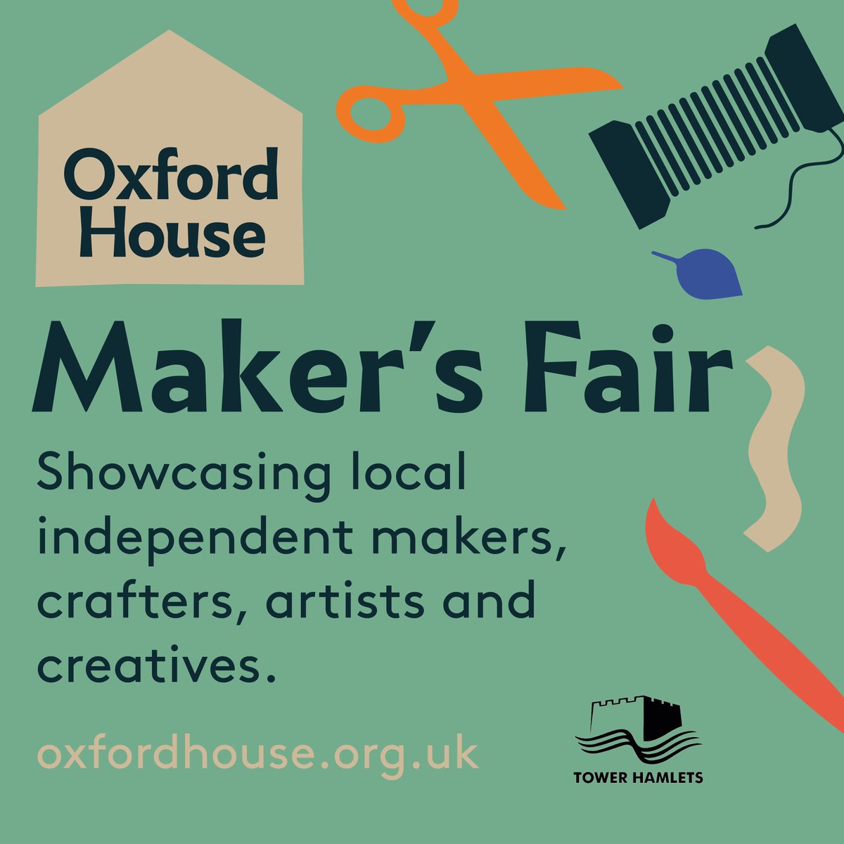 ladylanemarket's tweet photo. Our Lady Lane Market traders are back at the Oxford House Maker’s Fair on Saturday, 11th December. Discover unique gifts, creative handmade goods and homewares ✂️ @AldgateConnect @TowerHamletsNow @thevents @oxhse @EastEndTrades https://t.co/7O8BRYb4pi