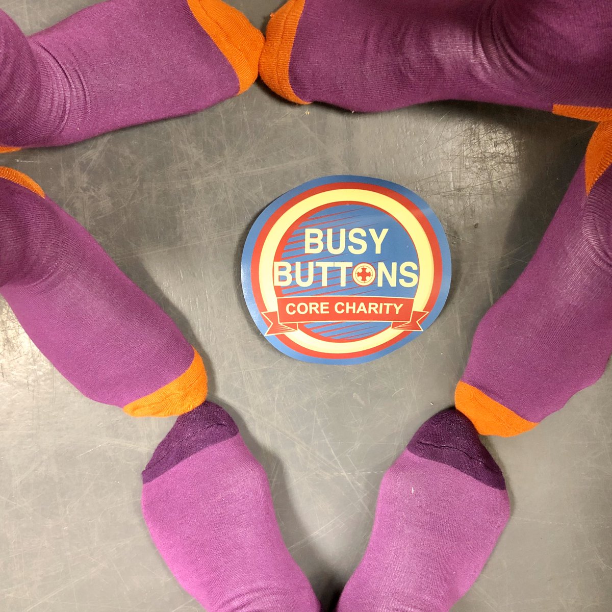 @BusyButtonsCS spotting our fantastic bamboo purple socks supporting #disabilityInclusion at  @ParallelGlobal  with #PurpleSockDay helping disabled entrepreneurs & celebrating #IDPD #InternationalDayofPersonswithDisabilities today Buy your socks at @bam_clothing make a difference