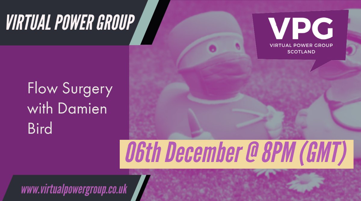 🚨🚨 Announcing 🚨🚨

This coming Monday we have our new resident <a href="/DamoBird365/">Damien Bird | Microsoft | MVP2022</a> in our monthly #PowerAutomate surgery!

📅 Date > 06th December @ 8PM (GMT)
🤝 Join > virtualpowergroup.co.uk/event/FlowSurg…