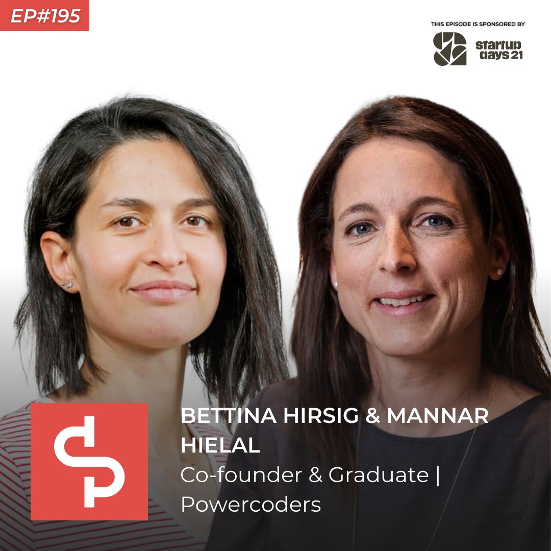 startupdays_ch's tweet image. Succeeding as a purpose-driven organization - how does it work?
🤓 @swisspreneur asked Bettina Hirsig (co-founder, #Powercoders) & Mannar Hielal (junior software engineer, Liip) about their #success story in a live podcast at #SUD21.
🎙Listen now: swisspreneur.org/podcast/bettin…